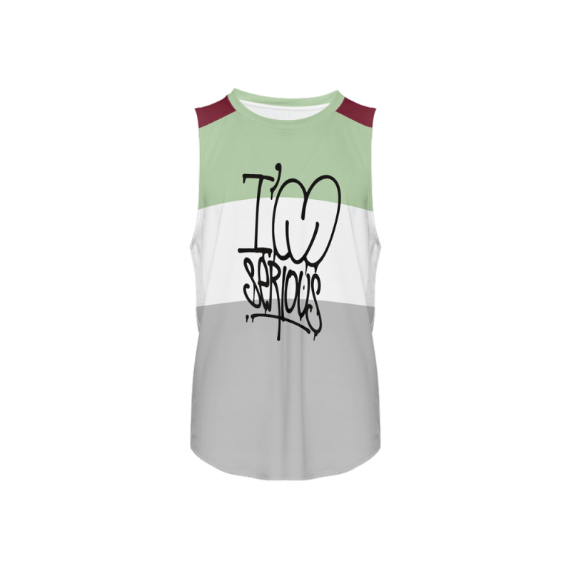 Men’s Seamless Open Side Tank Top – Performance Mesh
